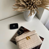 Juliette | Woven Glossy Structured Bag