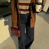 Juliette | Woven Glossy Structured Bag