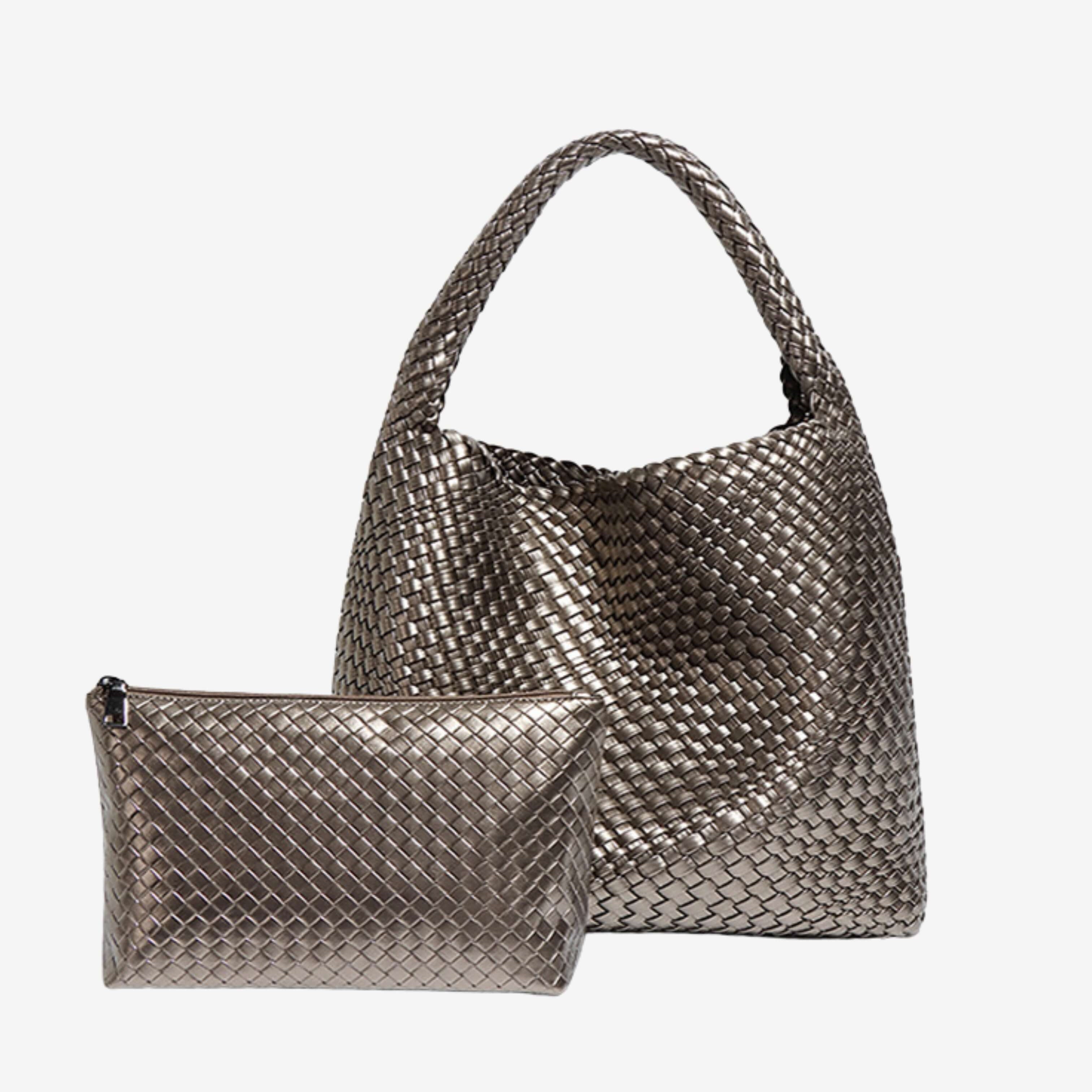 Luna | Chic Oversized Woven Hobo Bag