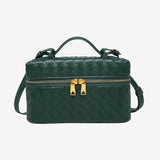 Juliette | Woven Glossy Structured Bag