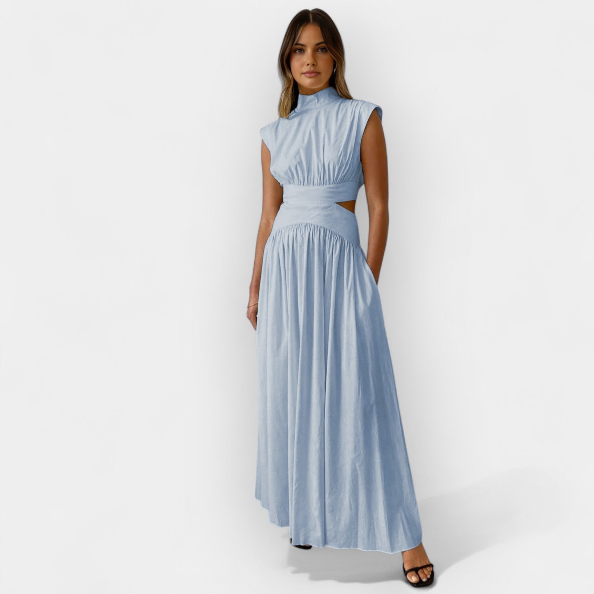 Robe Chic avec Détails Découpés