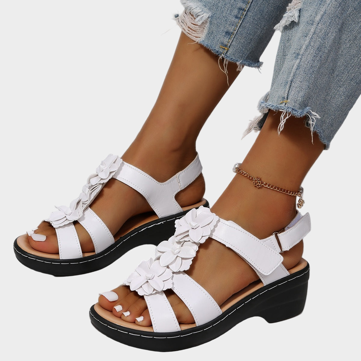 Bordeaux Orthopedic Sandals
