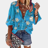 Mila | Blouse d'été à motifs floraux pour femmes