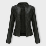 Veste en Cuir Chic au Design Moderne et Esthétique Classique