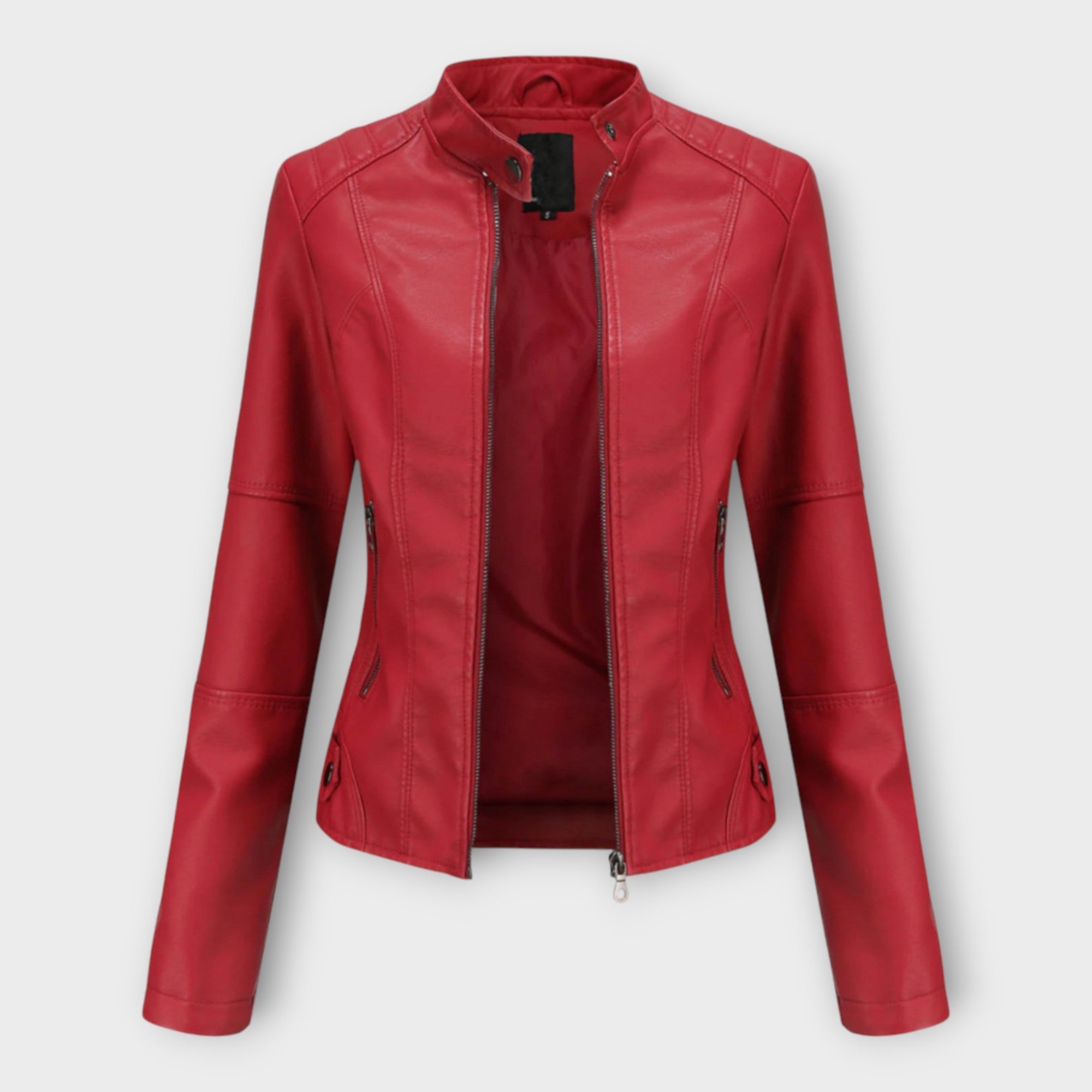 Veste en Cuir Chic au Design Moderne et Esthétique Classique