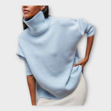 Pull en Tricot à Col Roulé