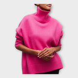 Pull en Tricot à Col Roulé