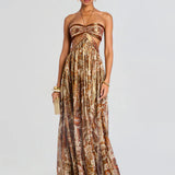 Maxi Robe Aura Dorée