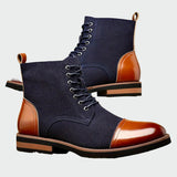 Cuir Oxford Bottines