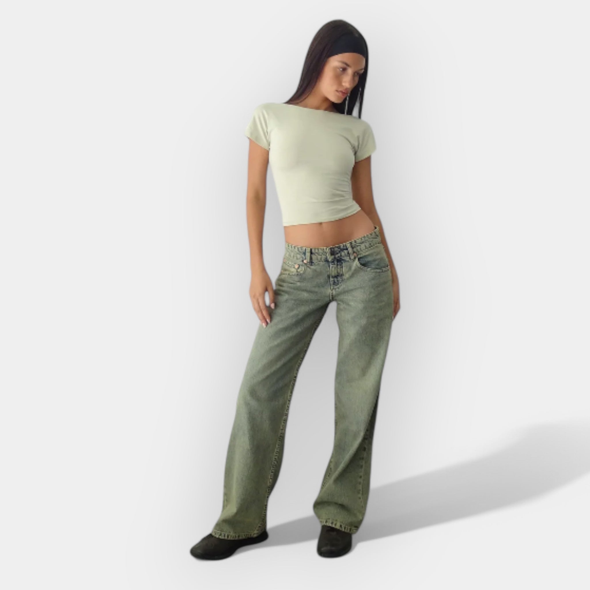 Basse Taille Jean Pantalon