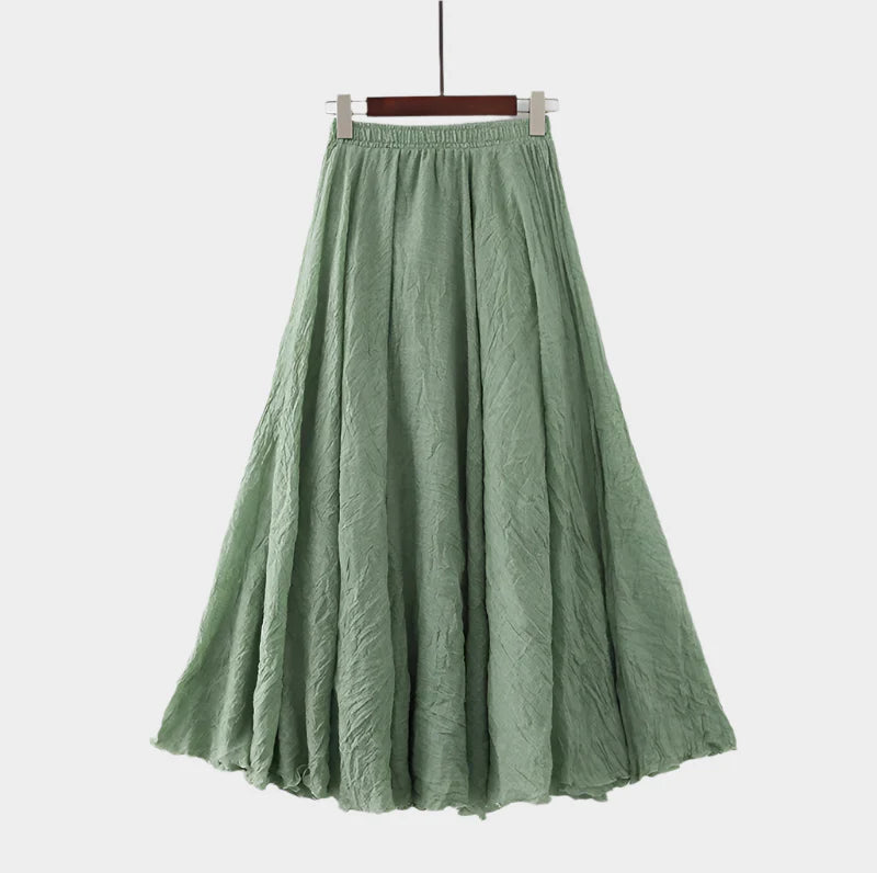 Long High-Waisted Skirt