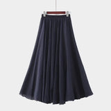 Long High-Waisted Skirt