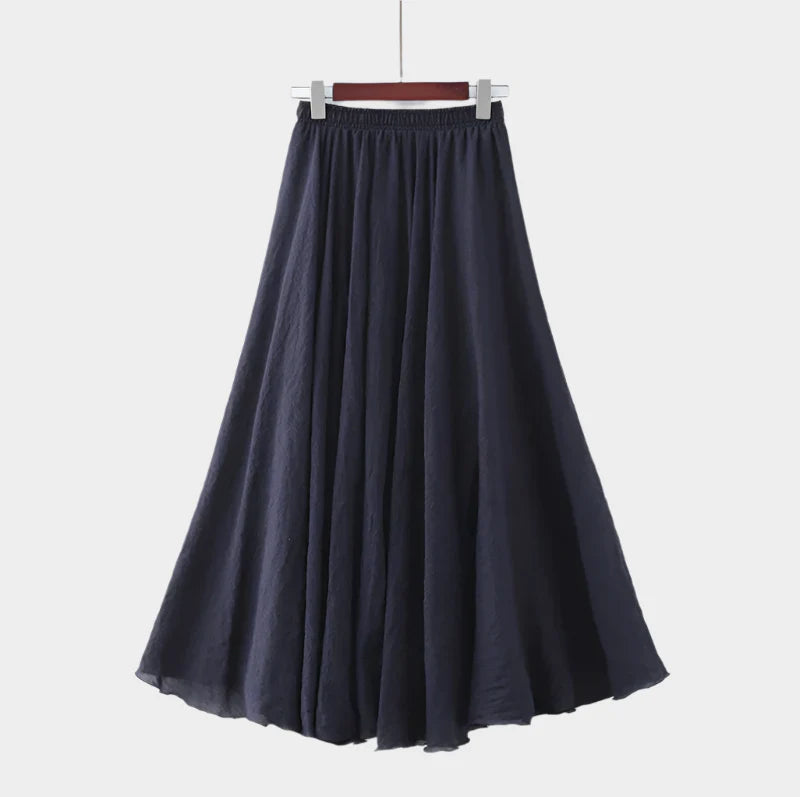 Long High-Waisted Skirt