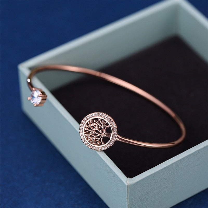 Sara - Bracelet Ajustable Arbre de Vie