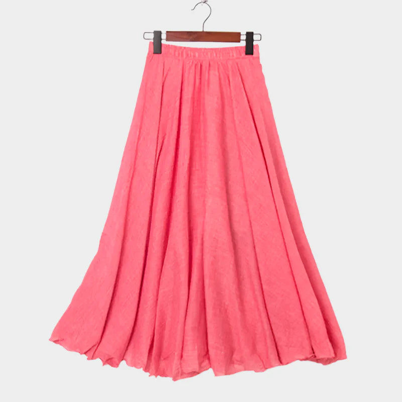 Long High-Waisted Skirt