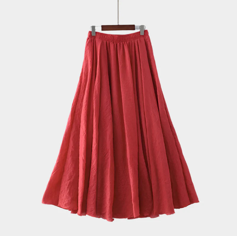 Long High-Waisted Skirt