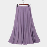 Long High-Waisted Skirt