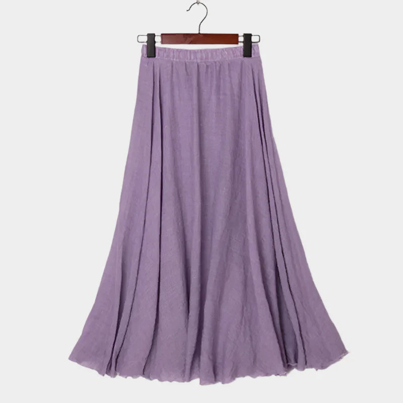 Long High-Waisted Skirt