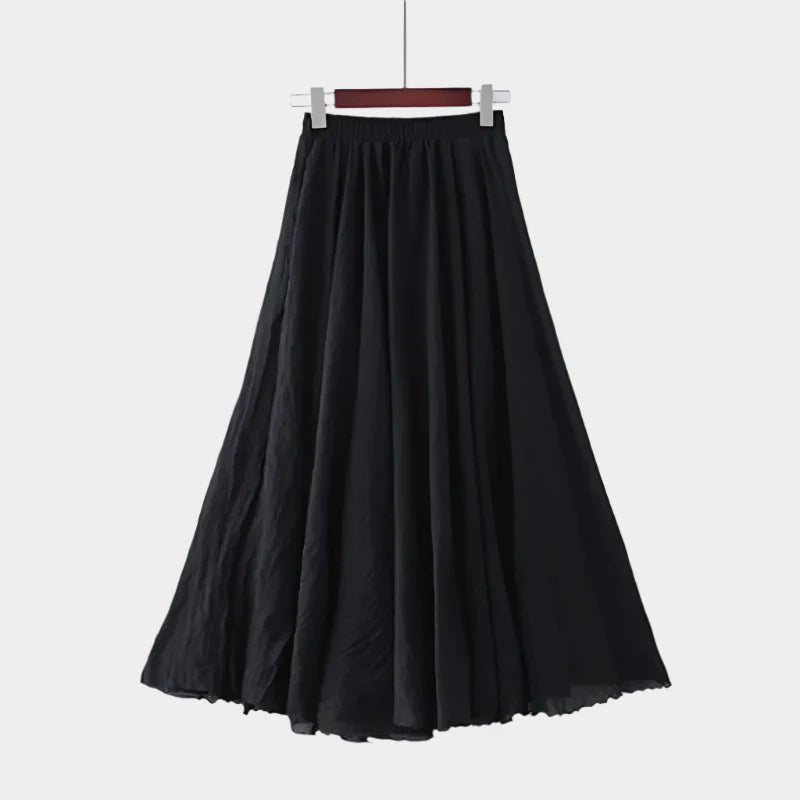 Long High-Waisted Skirt