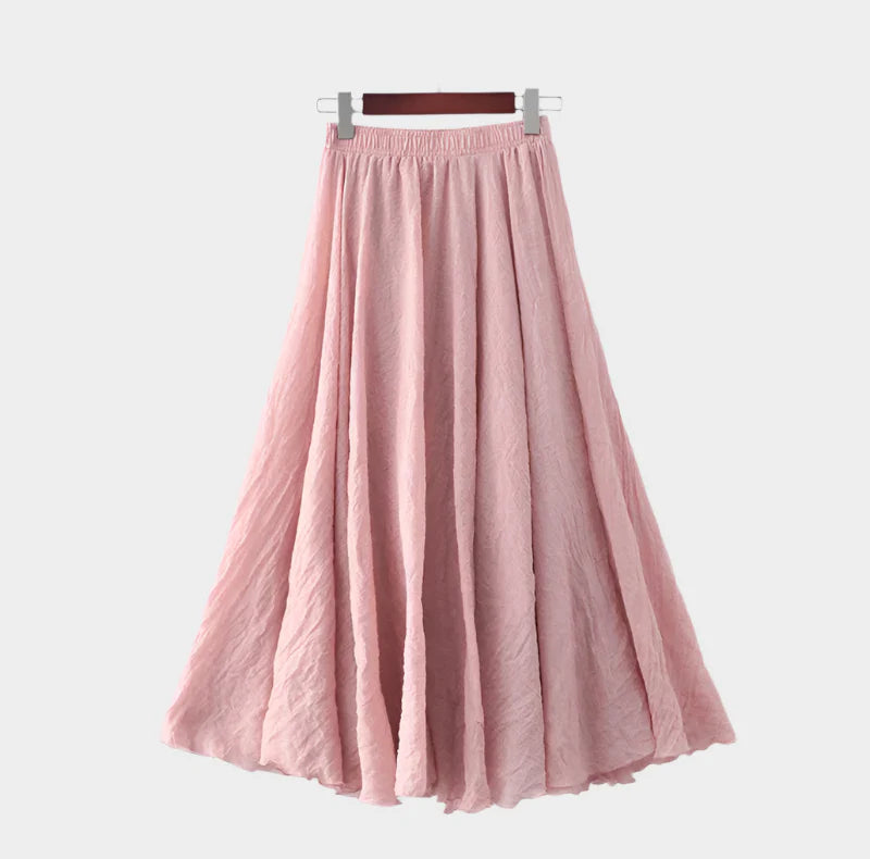 Long High-Waisted Skirt