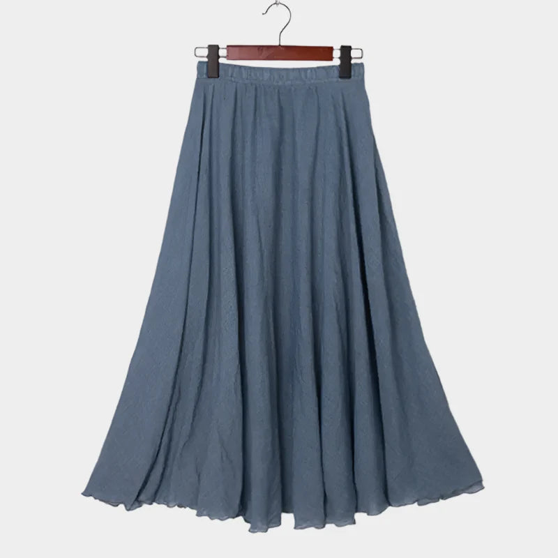 Long High-Waisted Skirt