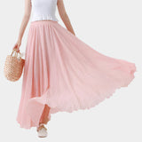 Long High-Waisted Skirt