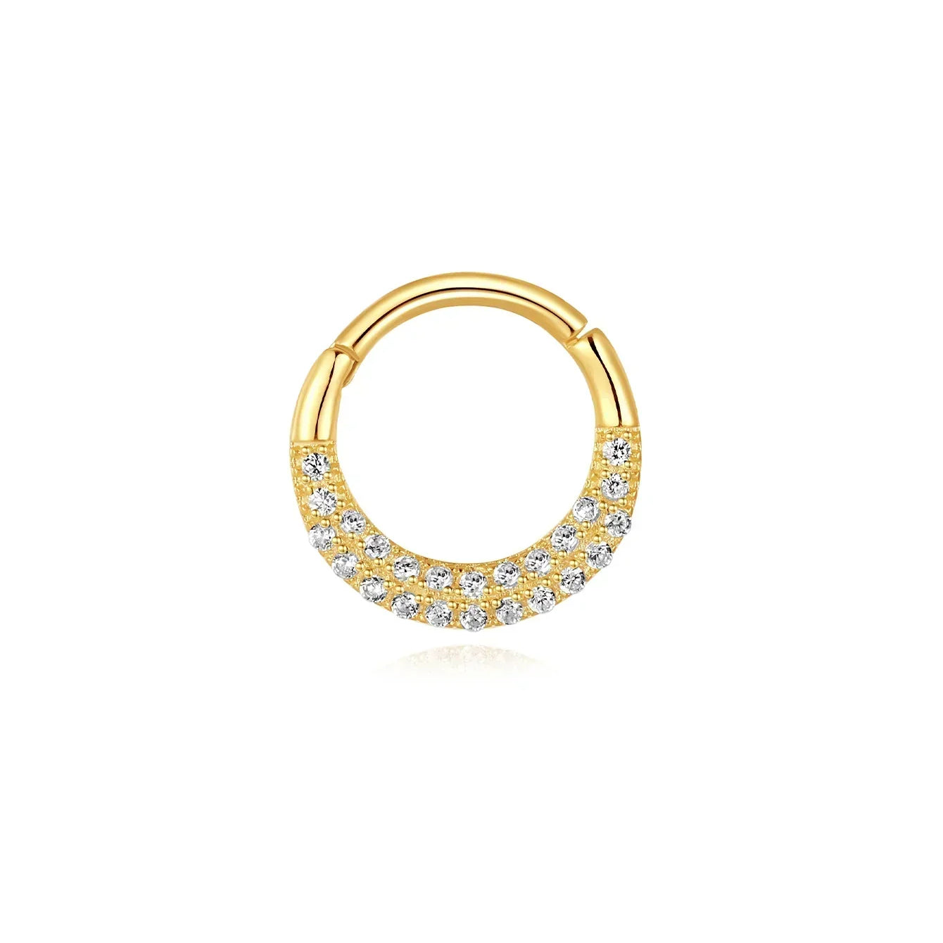 Helena – Boucles d'oreilles en or de la collection organique.