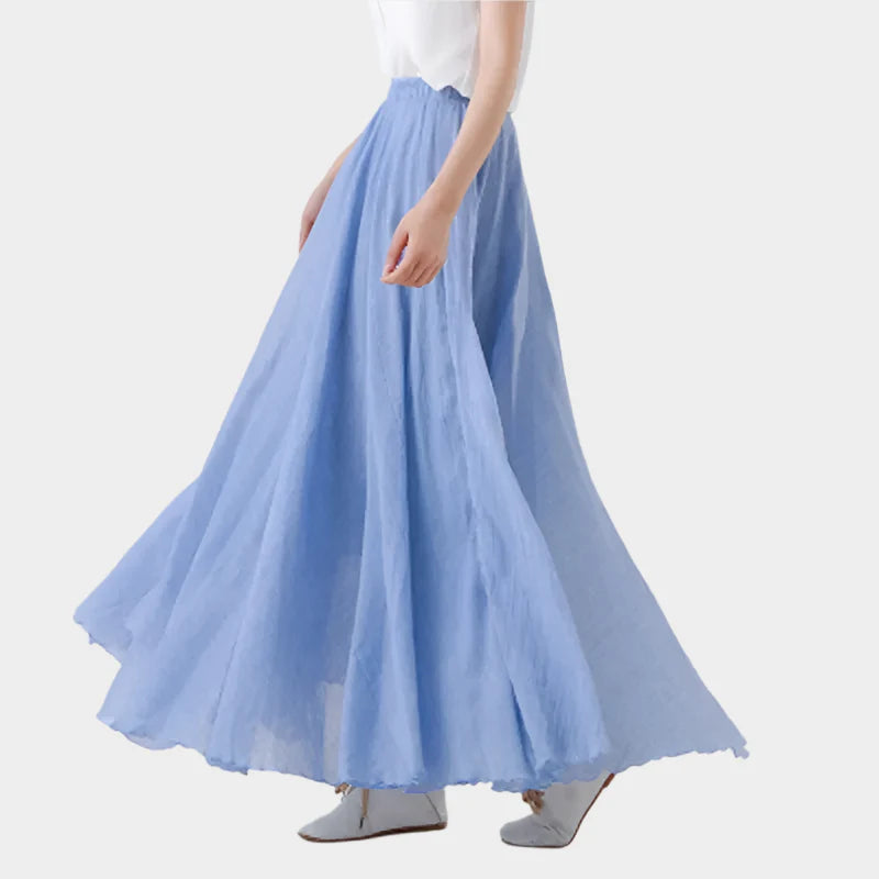 Long High-Waisted Skirt