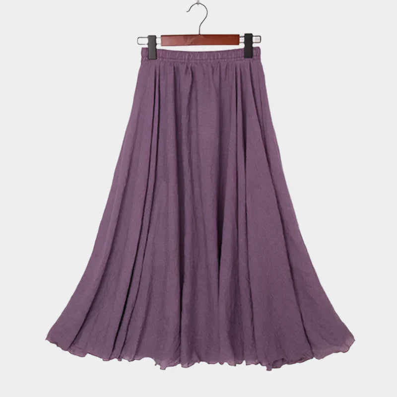 Long High-Waisted Skirt