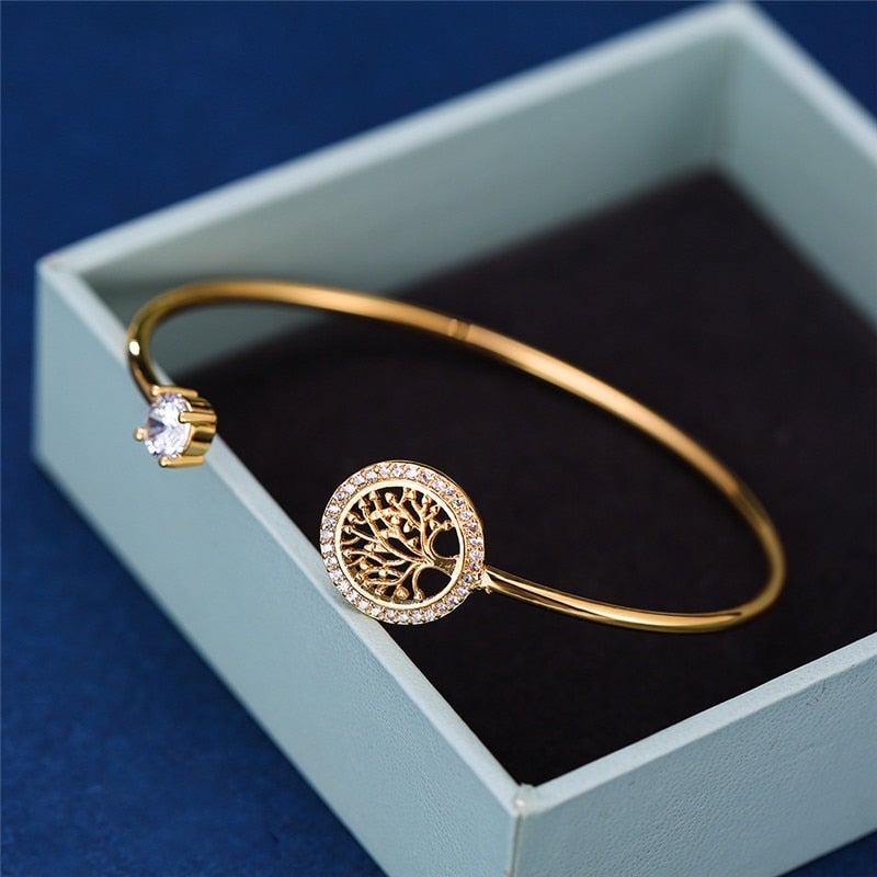 Sara - Bracelet Ajustable Arbre de Vie