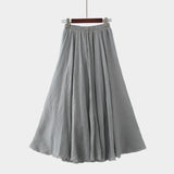 Long High-Waisted Skirt