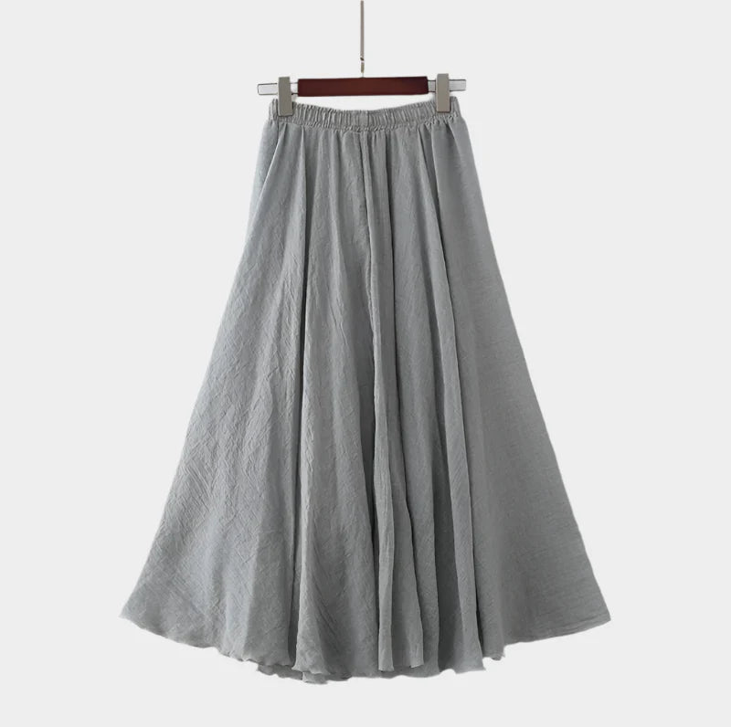 Long High-Waisted Skirt