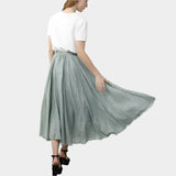 Long High-Waisted Skirt