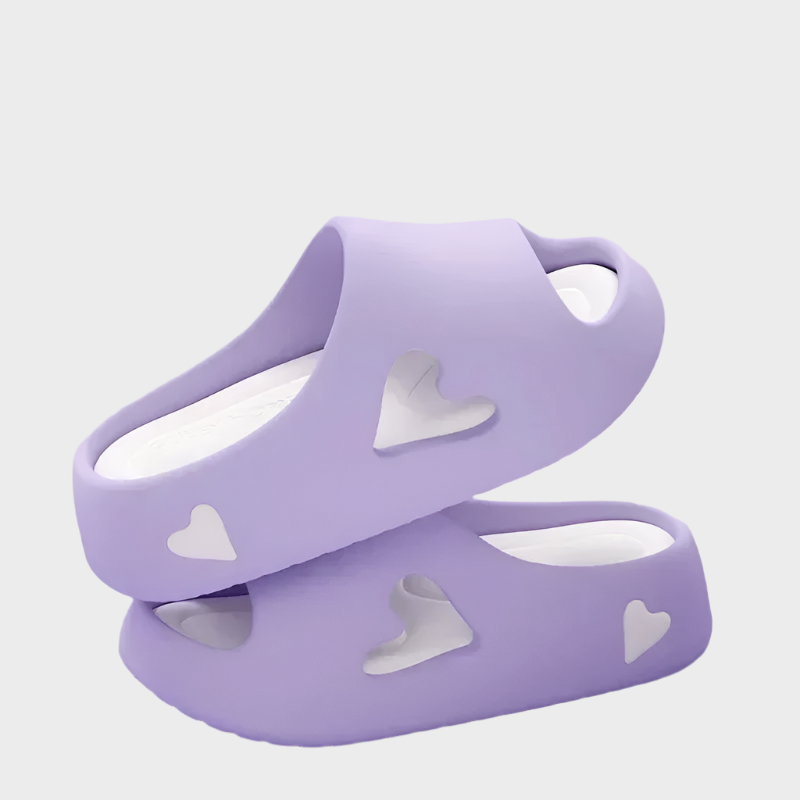 Sandales Ludiques en Forme de Cœur