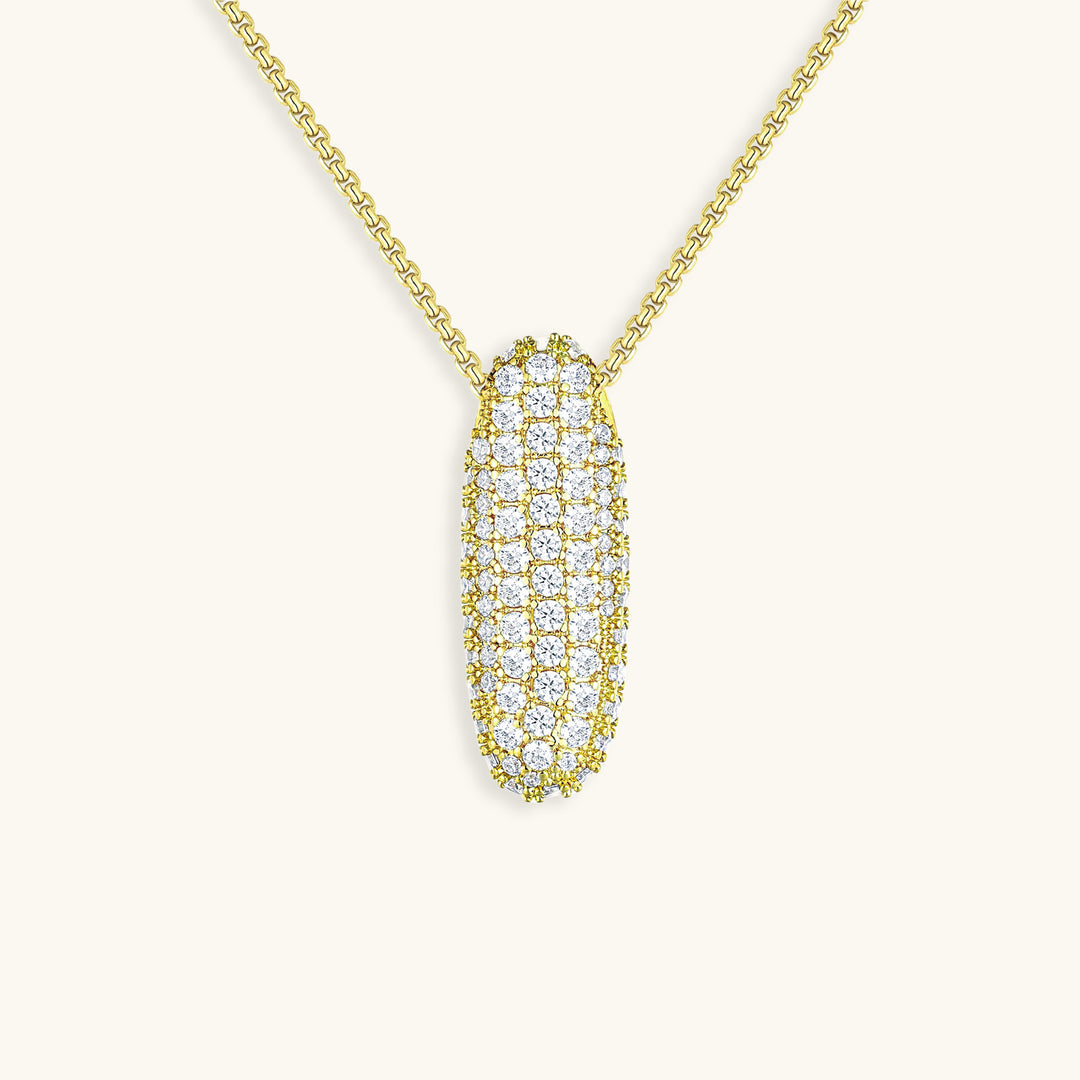 Melanie – Collier en or avec double cœur