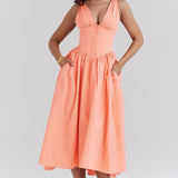 Robe Midi Florale Romantique