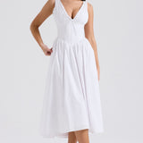 Robe Midi Florale Romantique