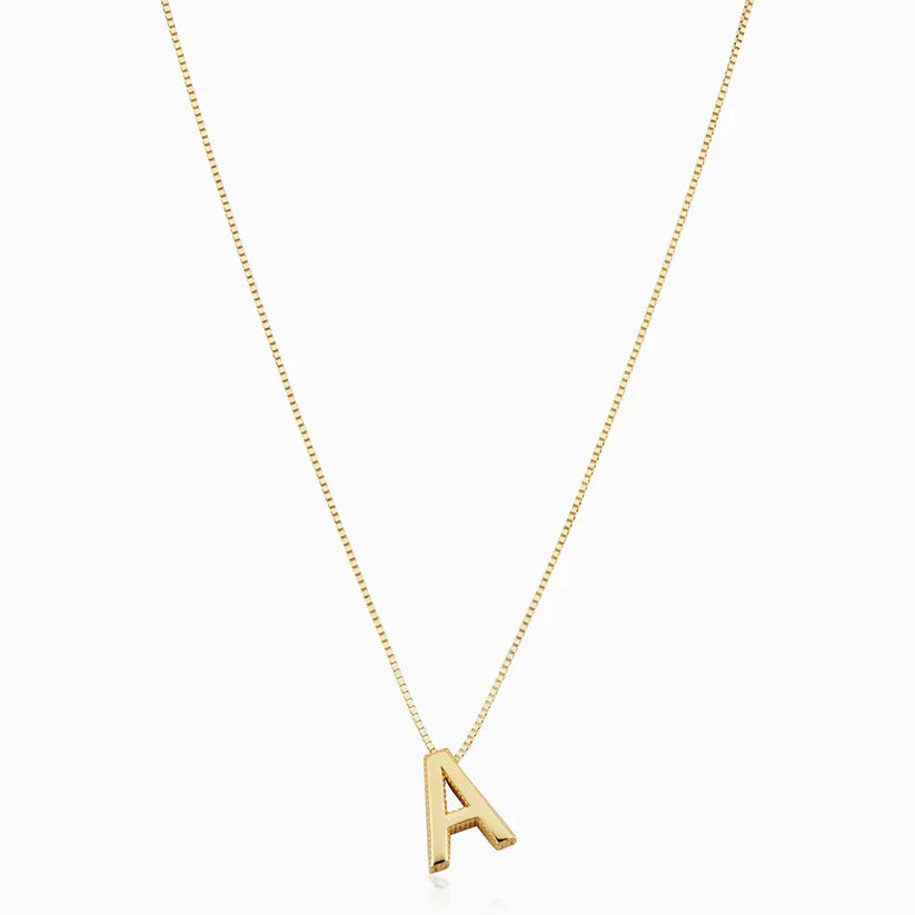 Collier personnalisé avec initiales d'amour