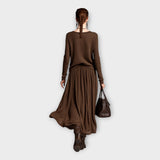 Ensemble tricoté au charme délicat