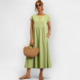 Robe Légère en Coton avec Poches