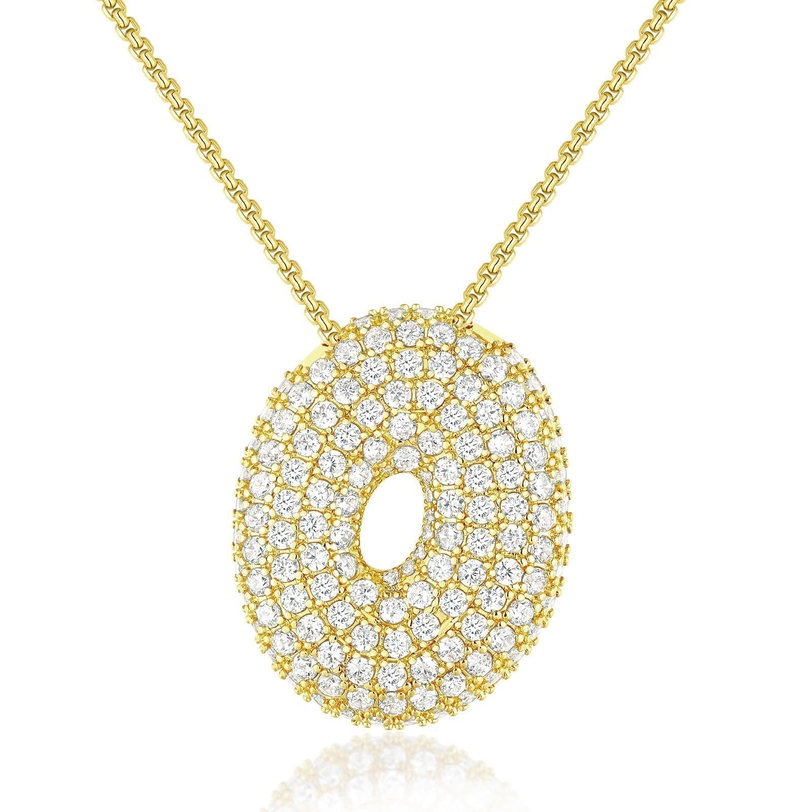 Frieda – Collier en or avec pendentif au design organique