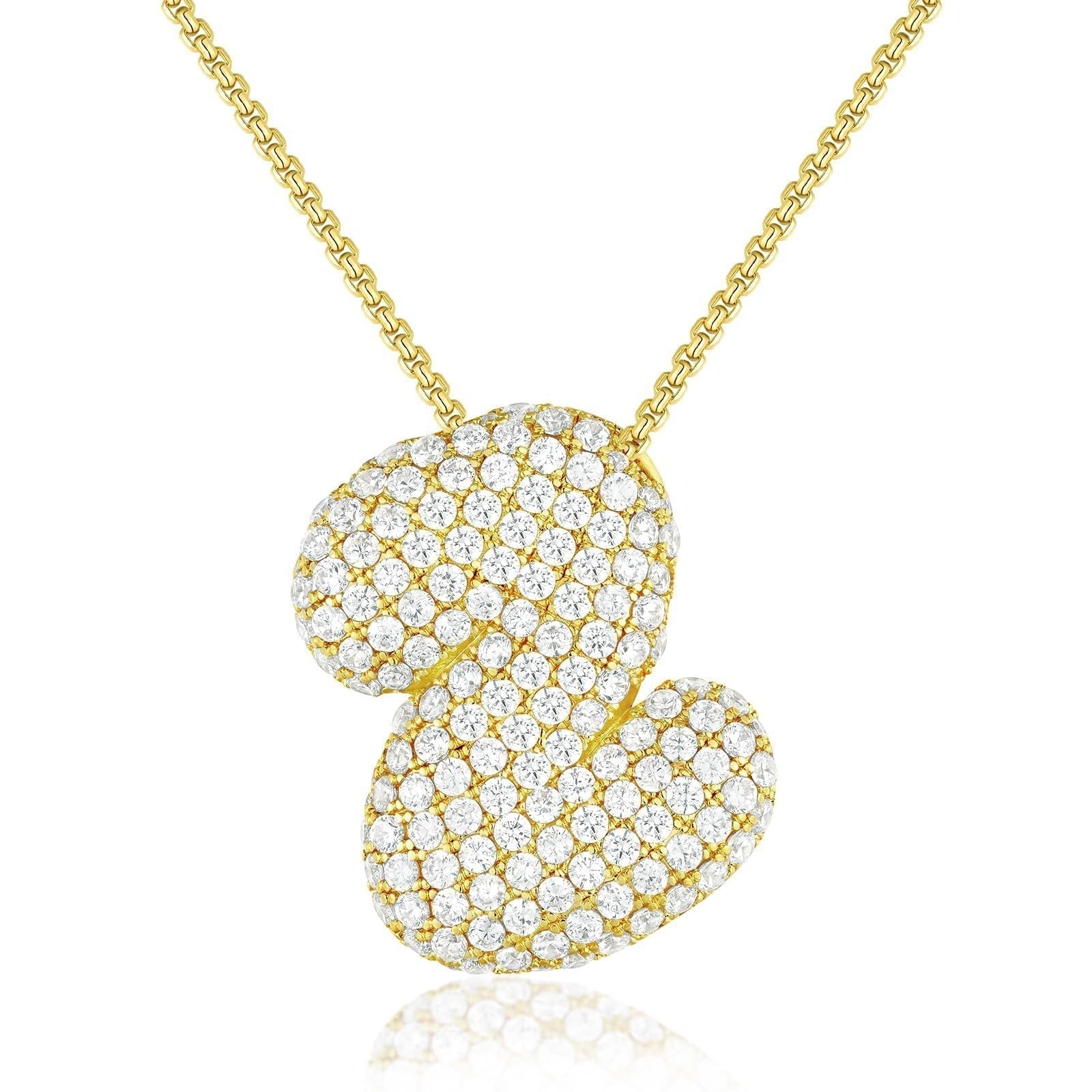 Frieda – Collier en or avec pendentif au design organique