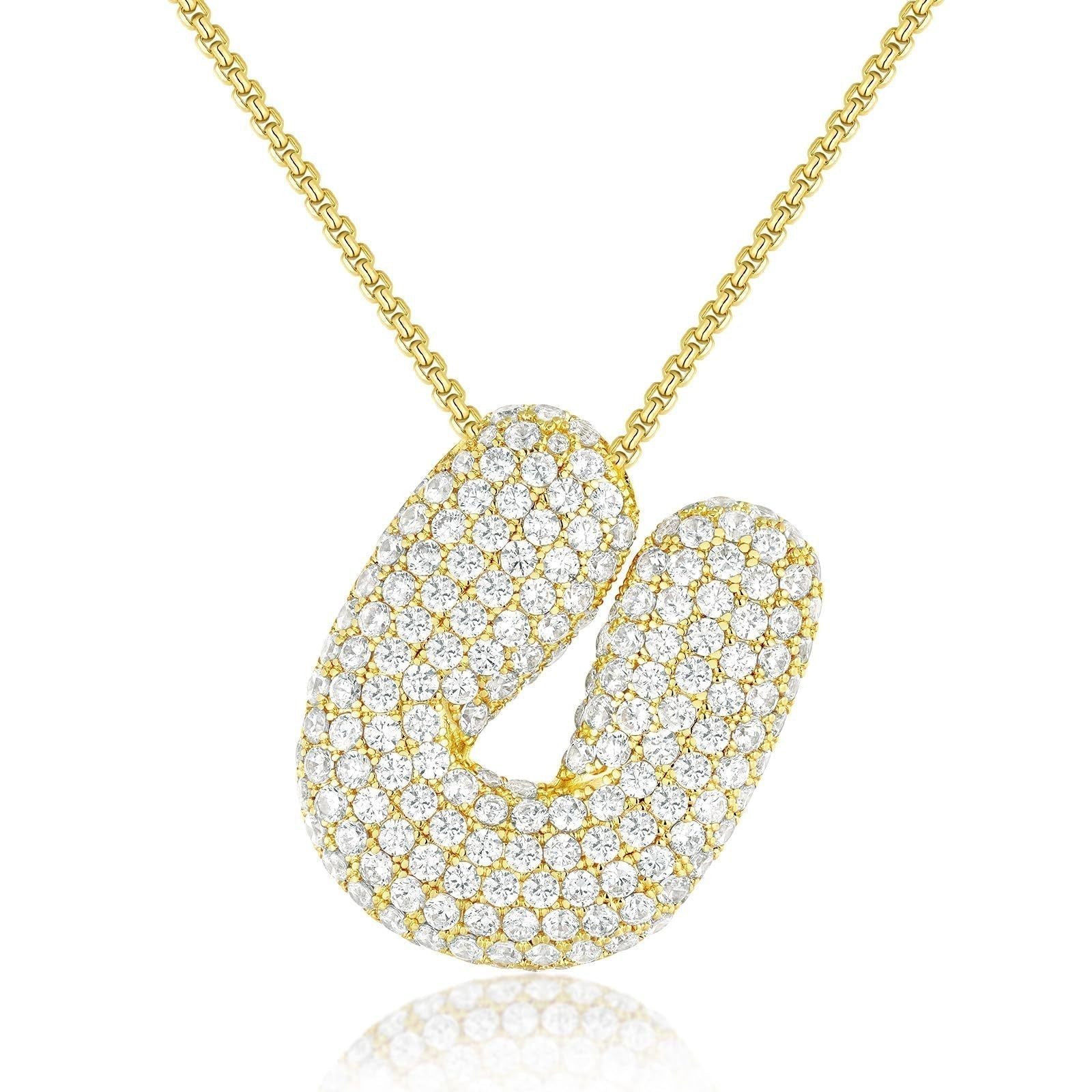 Frieda – Collier en or avec pendentif au design organique