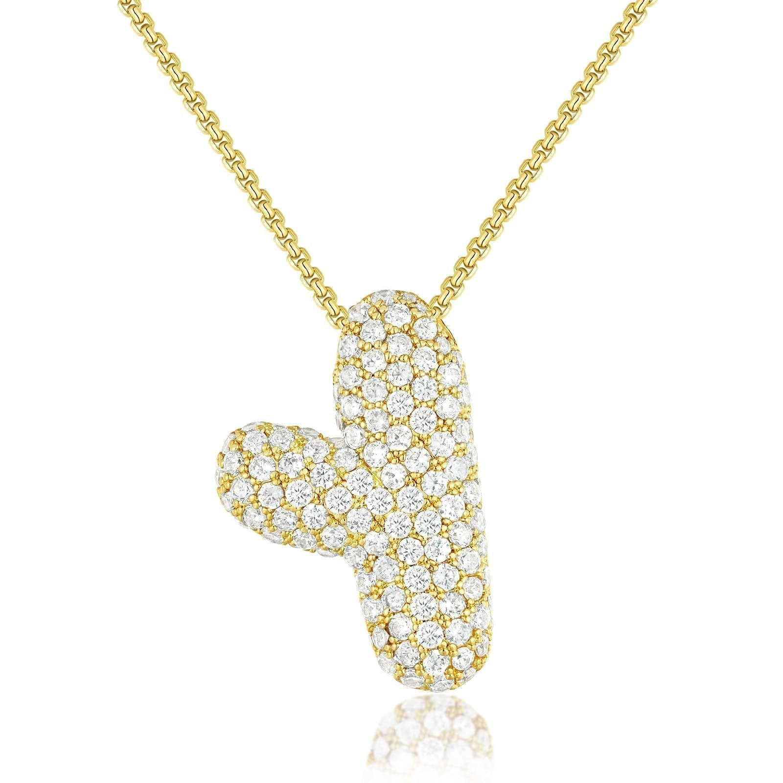 Frieda – Collier en or avec pendentif au design organique