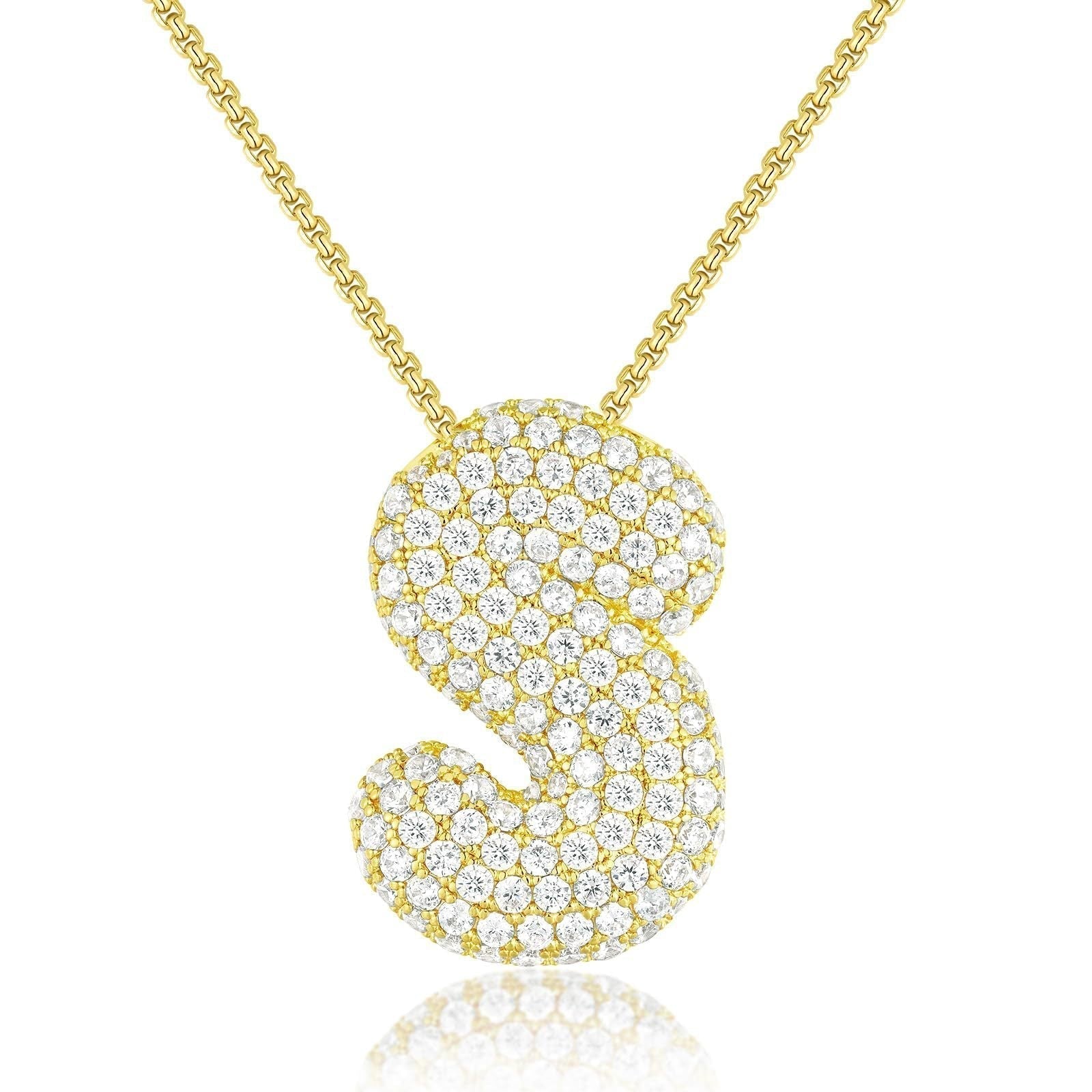 Frieda – Collier en or avec pendentif au design organique