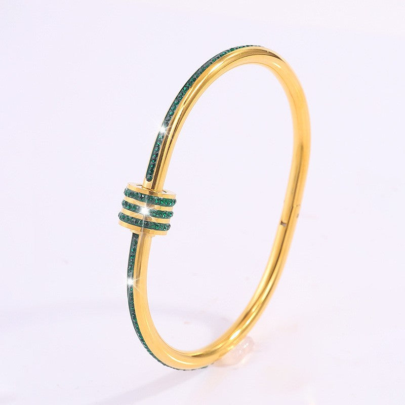 Tessandra Virelli White & Gold Bracelet