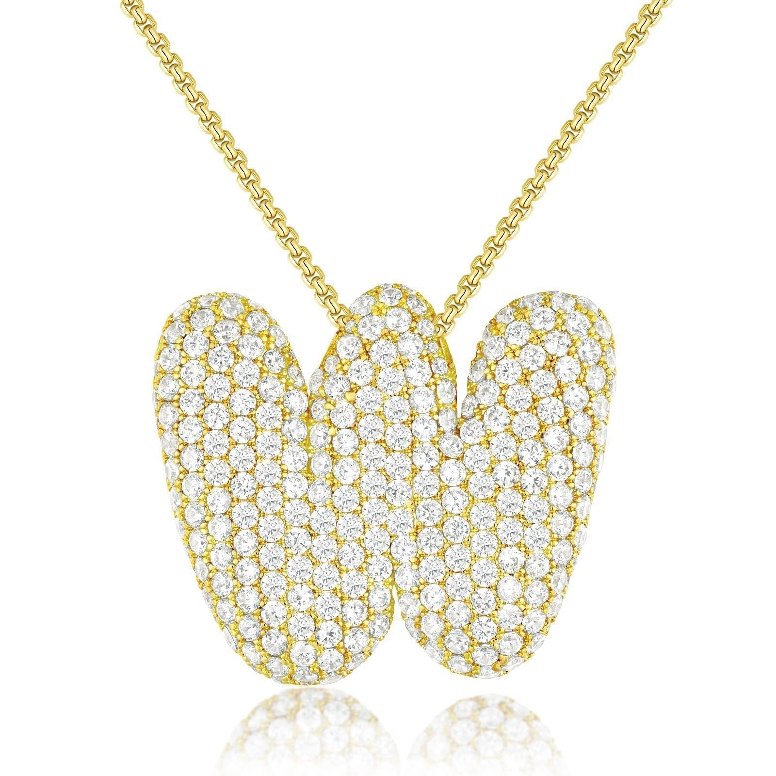 Frieda – Collier en or avec pendentif au design organique