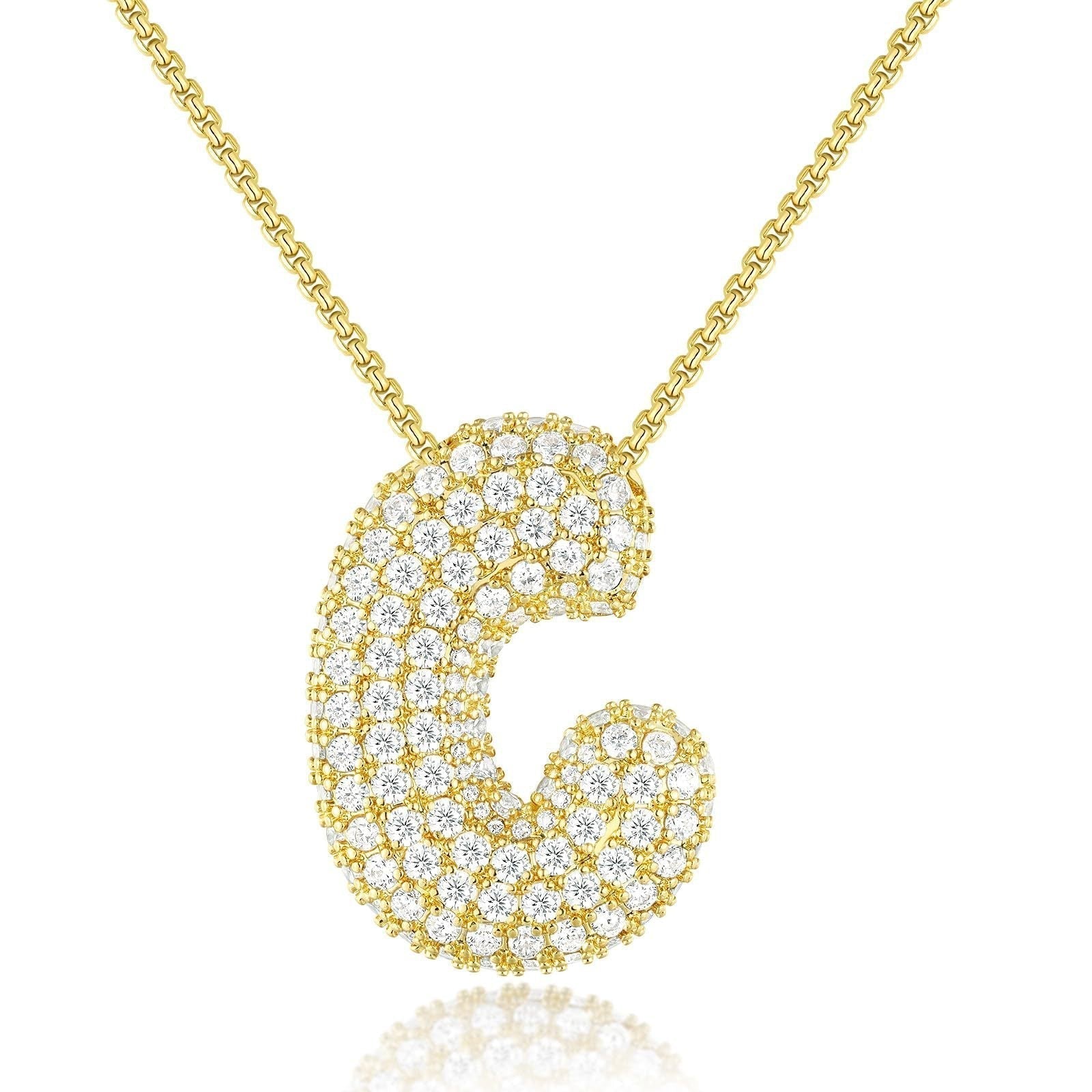 Frieda – Collier en or avec pendentif au design organique