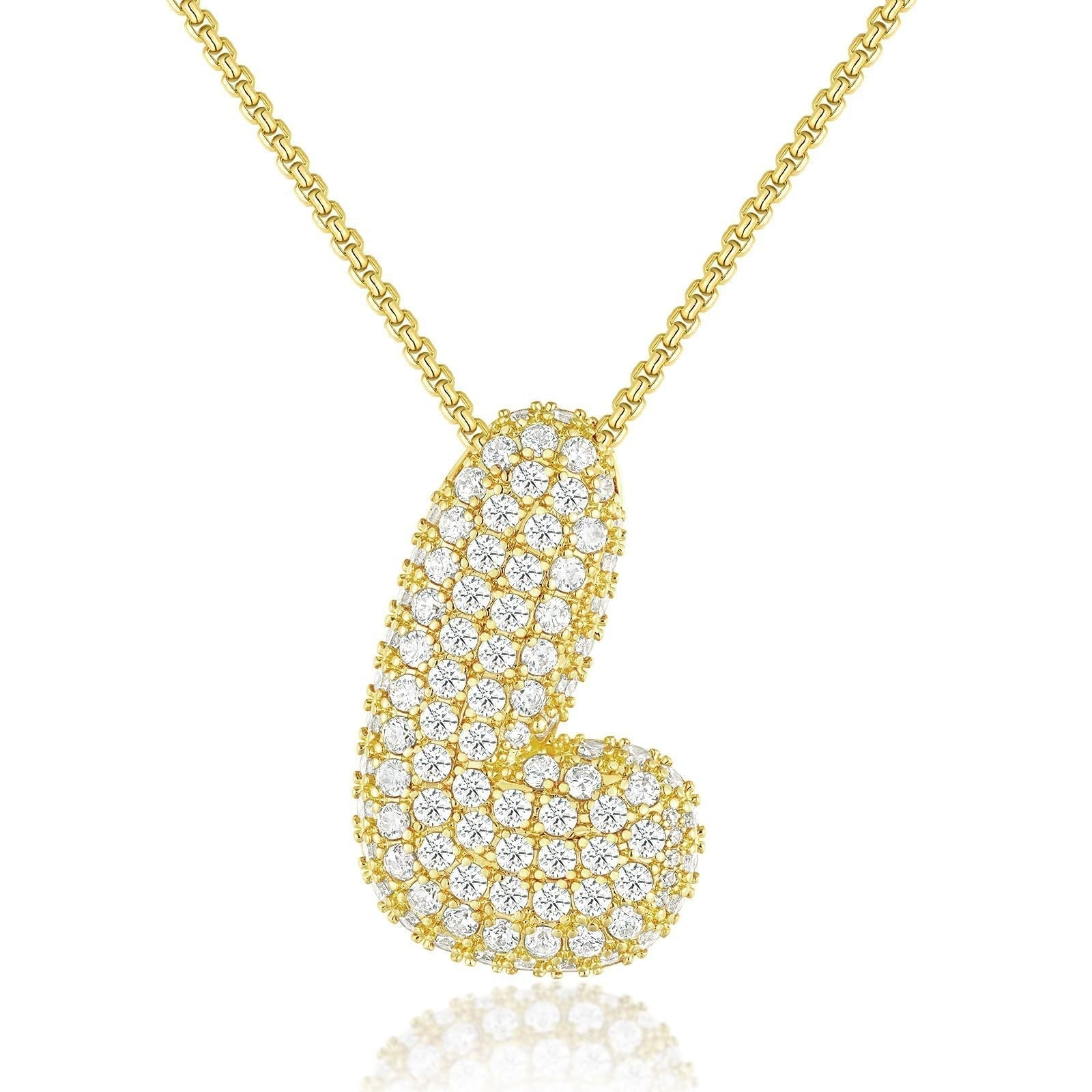 Frieda – Collier en or avec pendentif au design organique