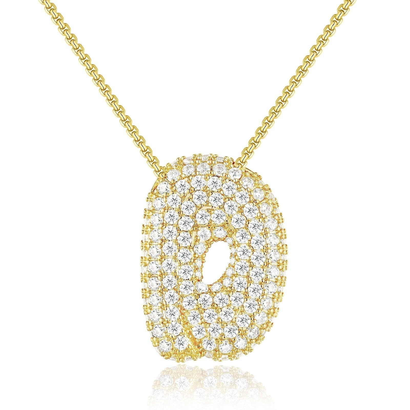 Frieda – Collier en or avec pendentif au design organique